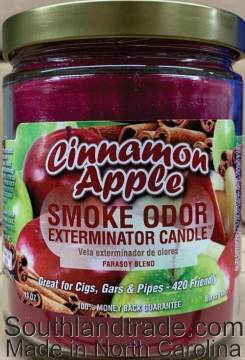 Smoke Odor Exterminator Candle Cinnamon Apple 13oz